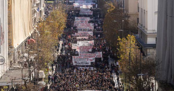 საბერძნეთში განათლების რეფორმის წინააღმდეგ მორიგი საპროტესტო აქცია გაიმართა