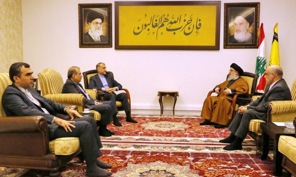 „ჰეზბოლას“ ლიდერი ჰასან ნასრალა ირანის საგარეო საქმეთა მინისტრს შეხვდა