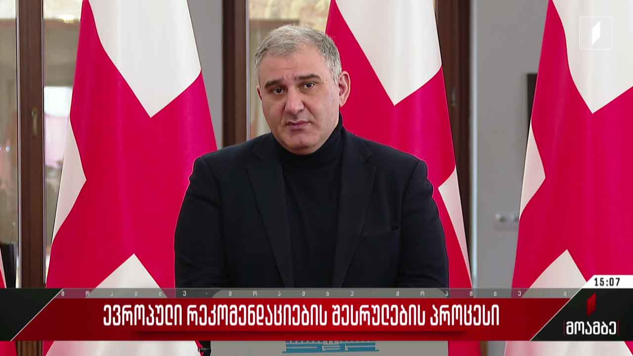 ევროპული რეკომენდაციების შესრულების პროცესი