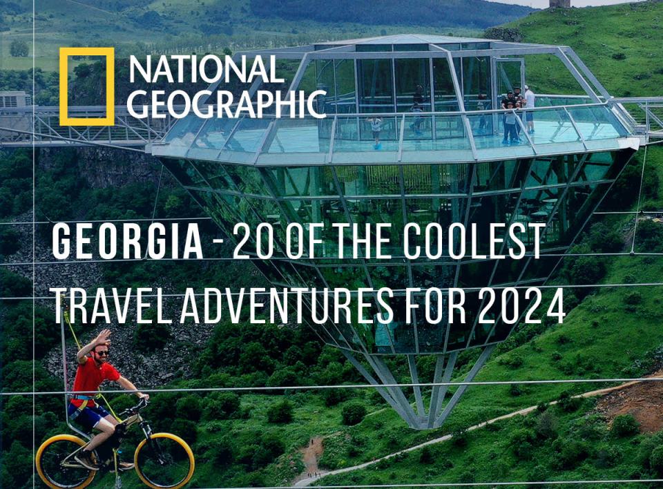 National Geographic-მა საქართველო 2024 წლის 20 საუკეთესო სათავგადასავლო მიმართულებას შორის დაასახელა