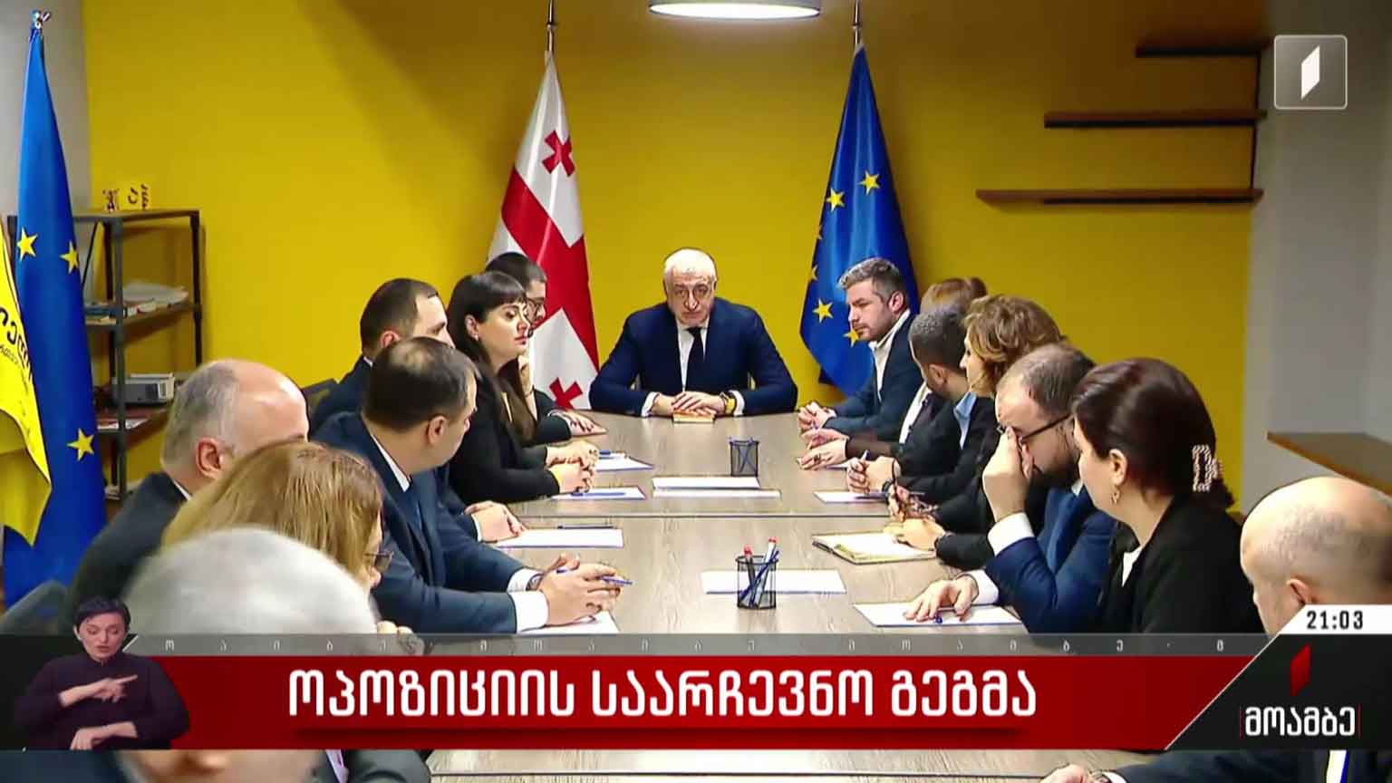 ოპოზიციის საარჩევნო გეგმა