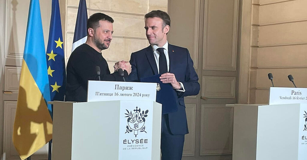 უკრაინამ და საფრანგეთმა უსაფრთხოების გარანტიების შესახებ შეთანხმება გააფორმეს