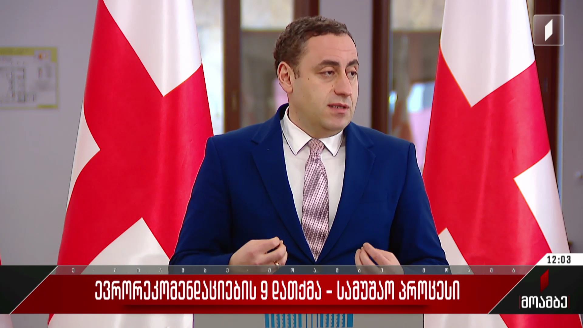  ევრორეკომენდაციების ცხრა დათქმა - სამუშაო პროცესი