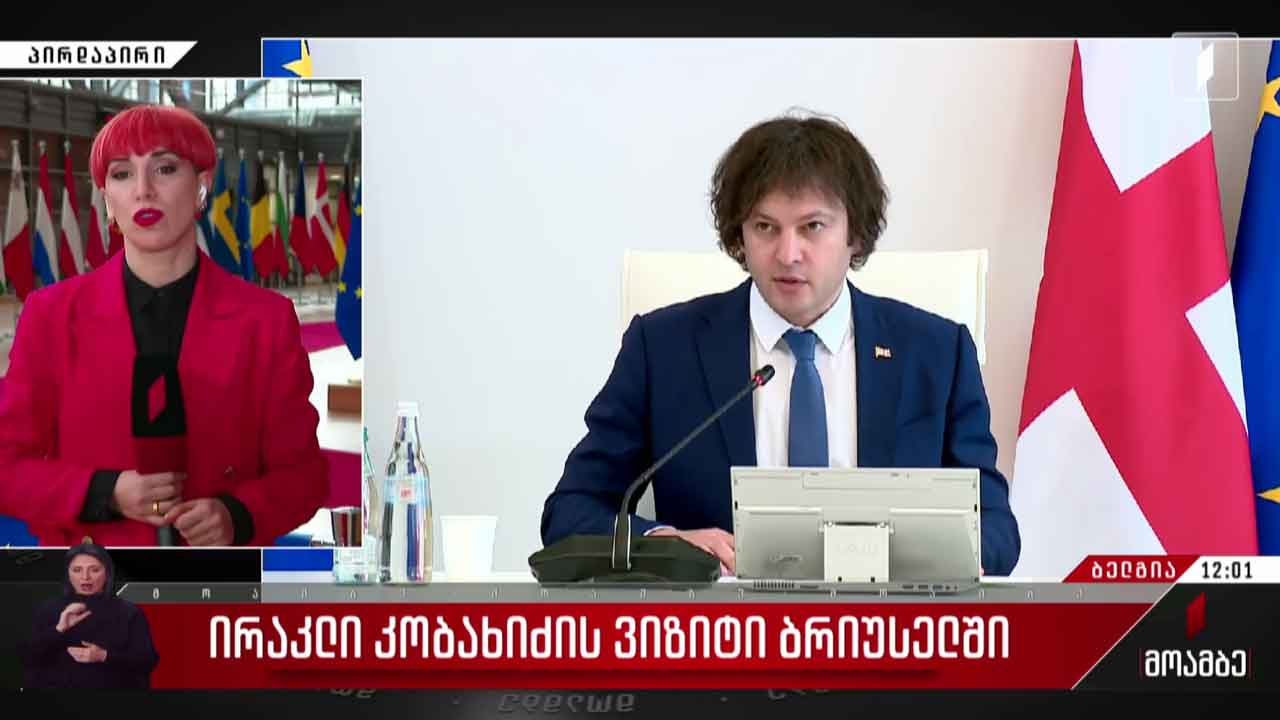 ირაკლი კობახიძის ვიზიტი ბრიუსელში