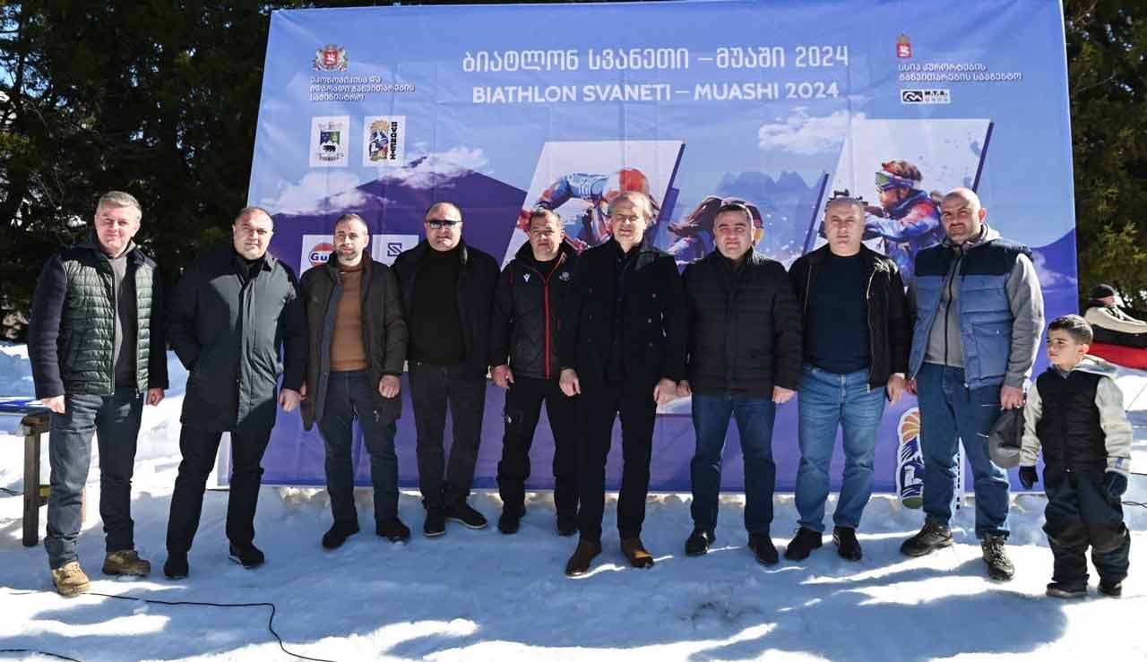 იოსებ ბაღათურია ლენტეხის მუნიციპალიტეტში გამართულ ბიატლონის ტურნირს დაესწრო #1TVSPORT