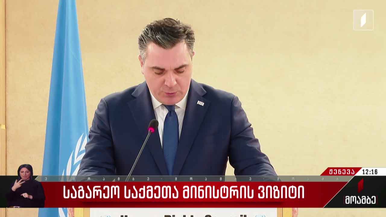 საგარეო საქმეთა მინისტრის ვიზიტი