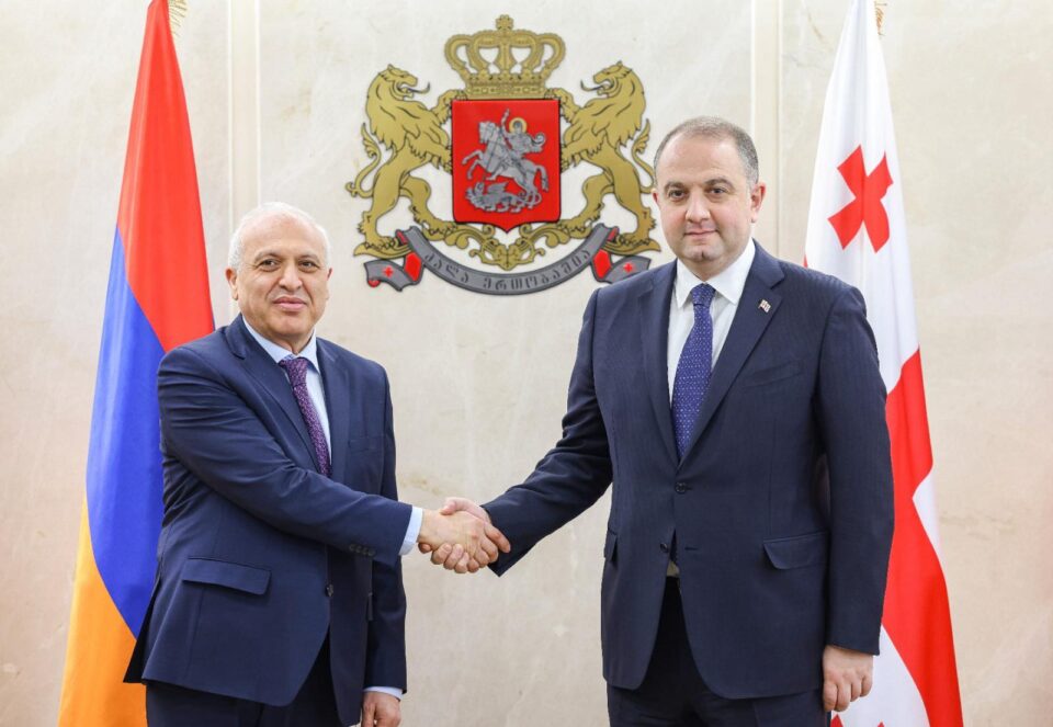 ირაკლი ჩიქოვანი საქართველოში სომხეთის რესპუბლიკის ელჩს, აშოტ სმბატიანს შეხვდა