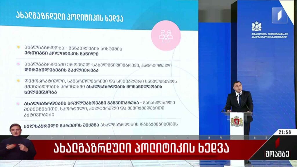 ახალგაზრდული პოლიტიკის ხედვა