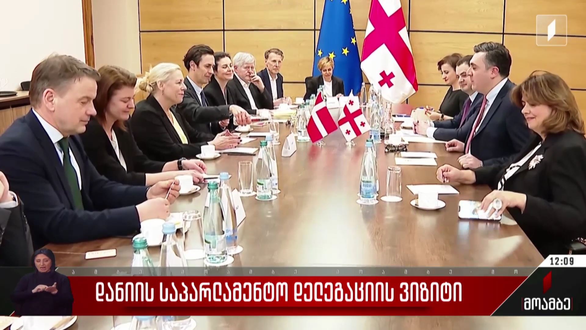 დანიის საპარლამენტო დელეგაციის ვიზიტი