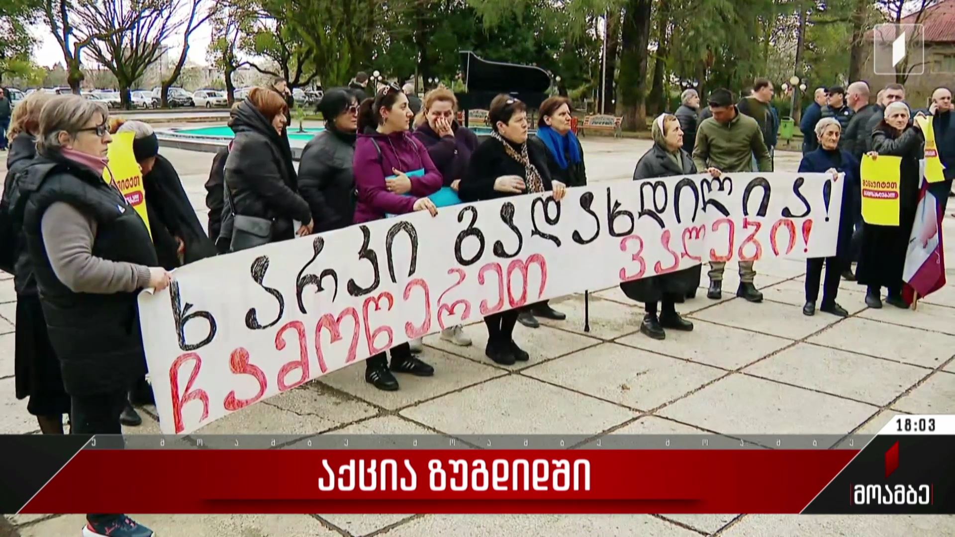 აქცია ზუგდიდში