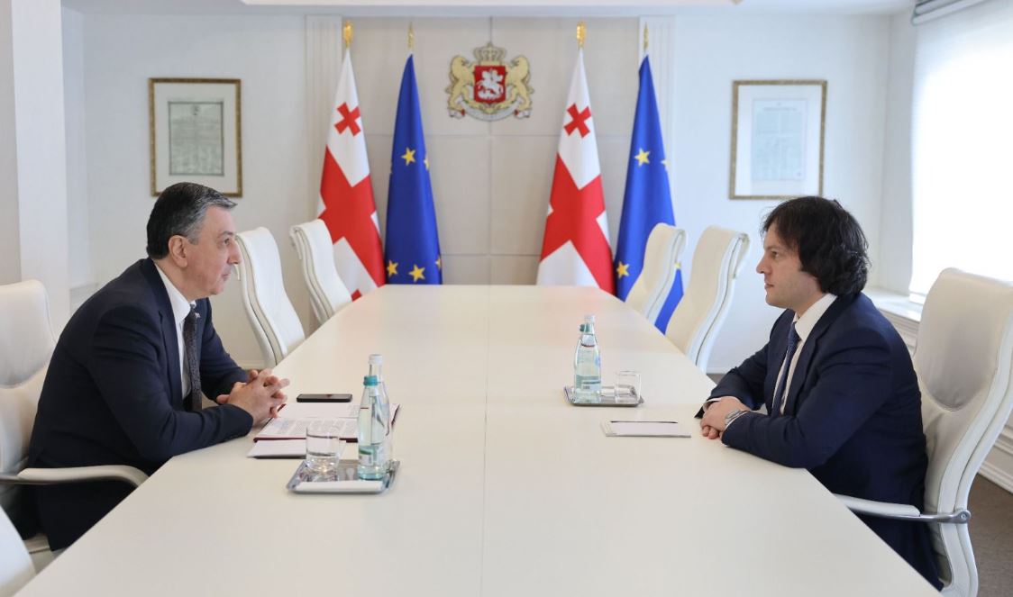 ირაკლი კობახიძე აზერბაიჯანის რესპუბლიკის ელჩს, ფაიგ გულიევს შეხვდა