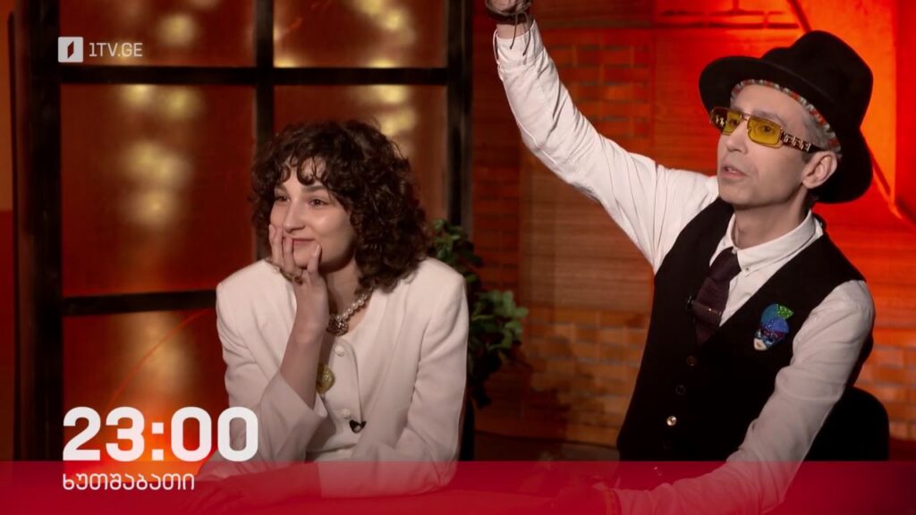 „მუსიკის 12 მოციქული“ – ამირან შალიკაშვილი უმცროსი და ეკატერინე მდივანი სტუმრად დათო ევგენიძესთან, 21 მარტს, 23:00