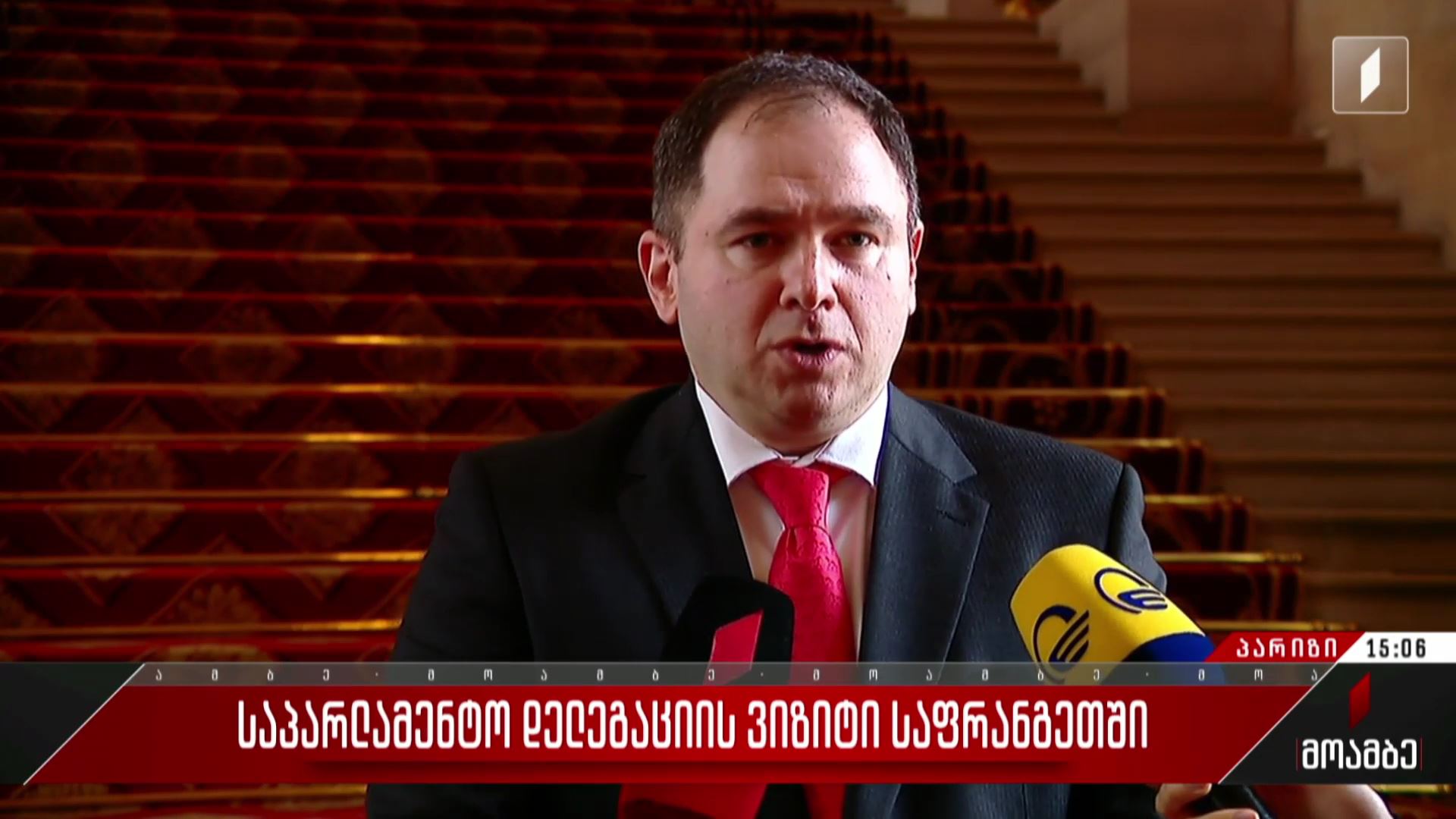 საპარლამენტო დელეგაციის ვიზიტი საფრანგეთში