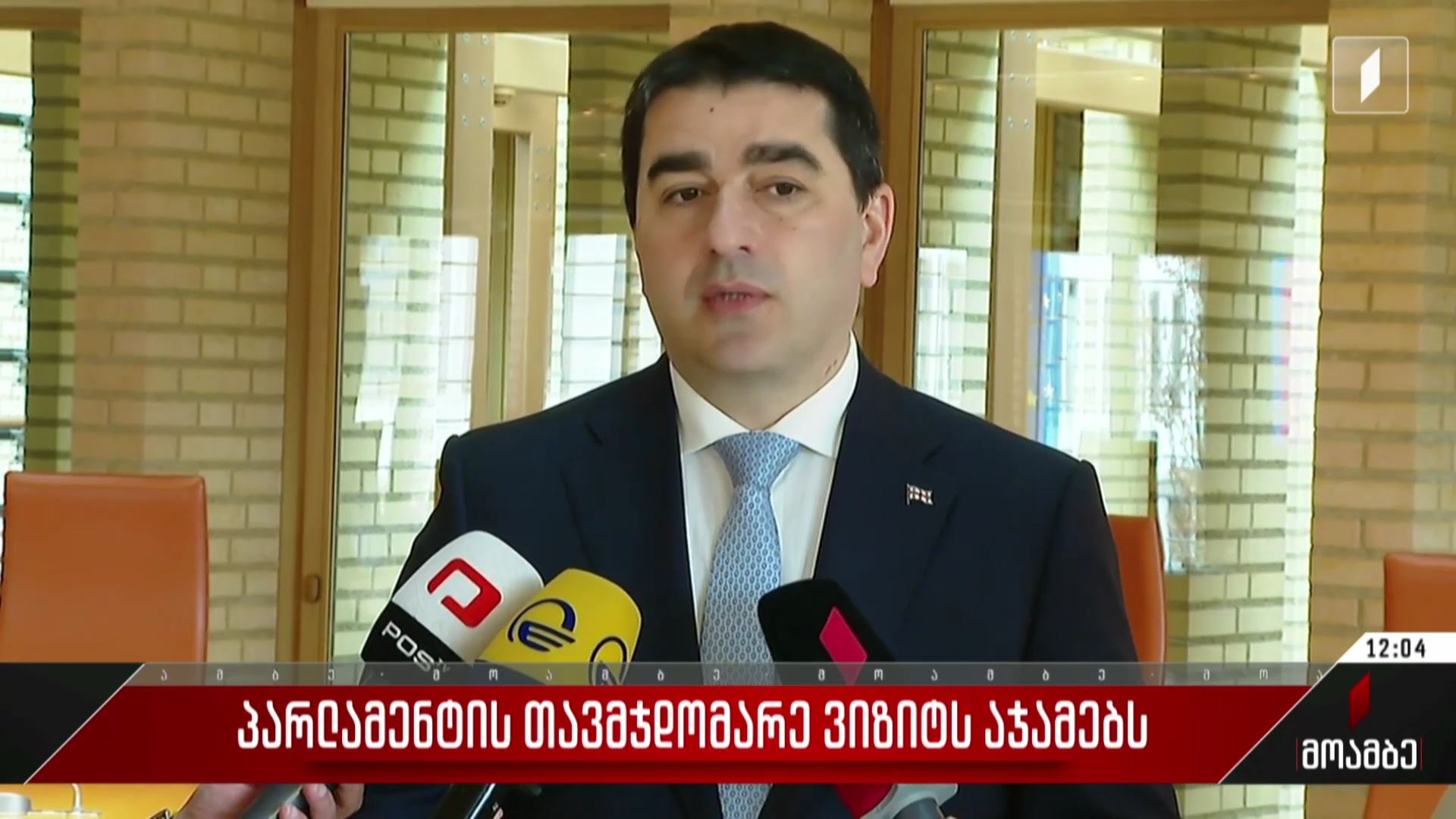  პარლამენტის თავმჯდომარე ვიზიტს აჯამებს