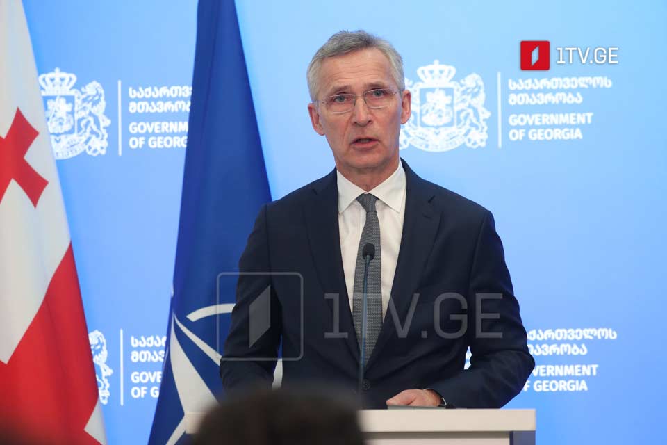 იენს სტოლტენბერგი - მივესალმები, რომ საქართველო მასპინძლობს ათასობით უკრაინელ დევნილს და მნიშვნელოვან ჰუმანიტარულ, ფინანსურ დახმარებას ახორციელებს