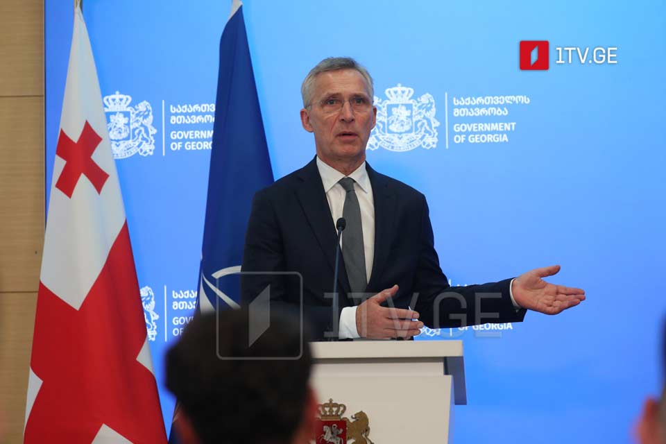 იენს სტოლტენბერგი - ნატო საქართველოს გვერდით დგას, როდესაც აგრძელებთ გზას უფრო ძლიერი დემოკრატიისა და ინტეგრაციისკენ, მათ შორის, ბუქარესტის სამიტის გადაწყვეტილებით, რომ ქვეყანა გახდება ალიანსის წევრი
