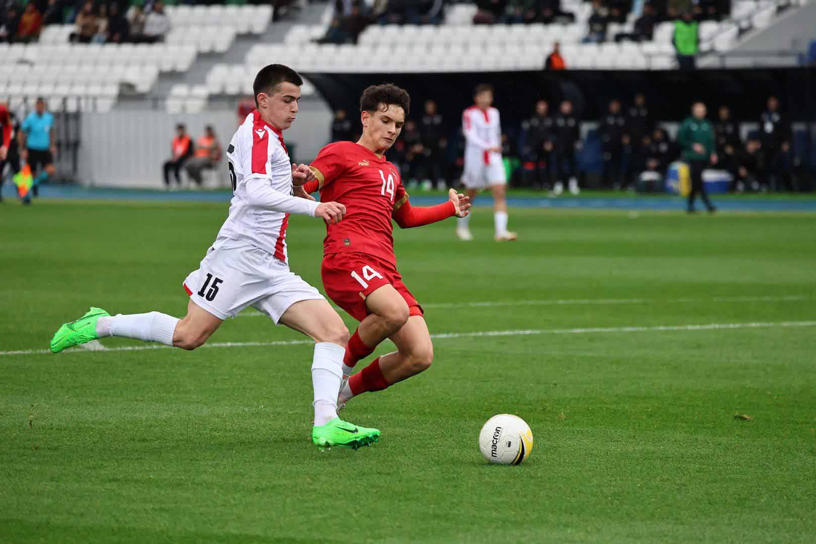 17-წლამდელთა ნაკრებმა ელიტრაუნდი სერბეთთან მარცხით დაიწყო #1TVSPORT