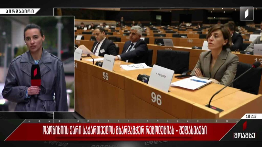 ოპოზიციის უარი საქართველოს მხარდამჭერ რეზოლუციას – შეფასებები