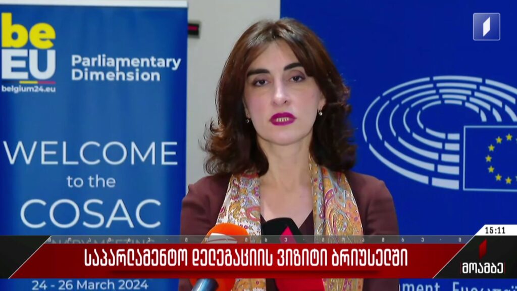 საპარლამენტო დელეგაციის ვიზიტი ბრიუსელში