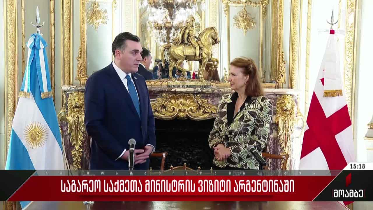 საგარეო საქმეთა მინისტრის ვიზიტი არგენტინაში