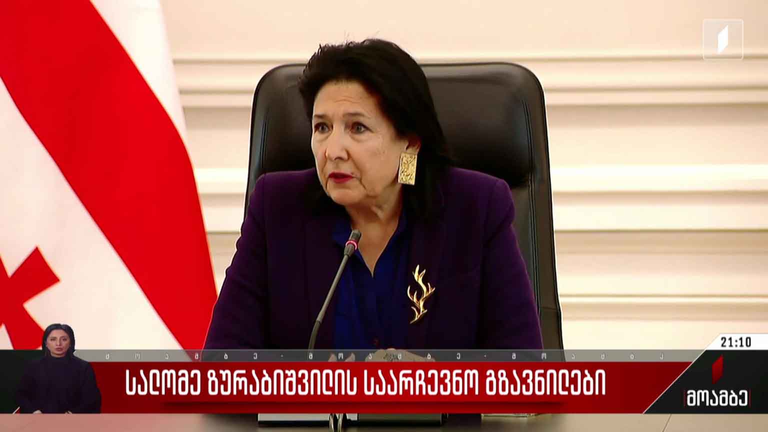 სალომე ზურაბიშვილის საარჩევნო გზავნილები