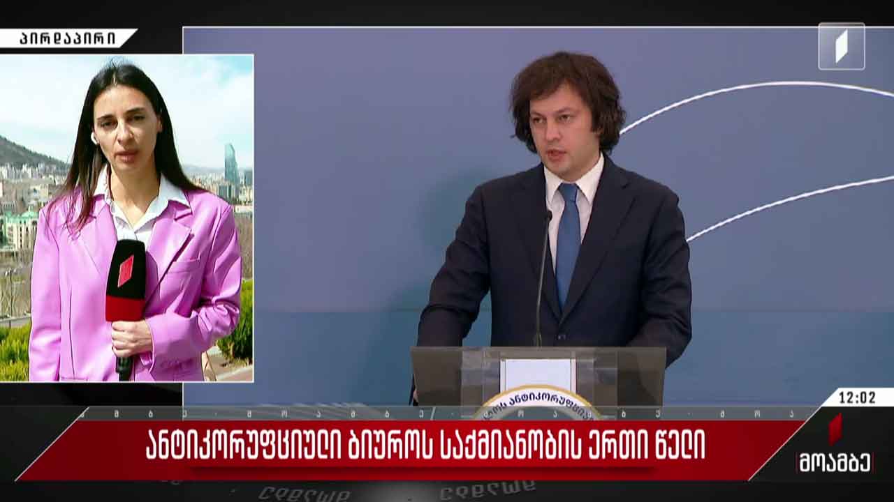 ანტიკორუფციული ბიუროს საქმიანობის ერთი წელი