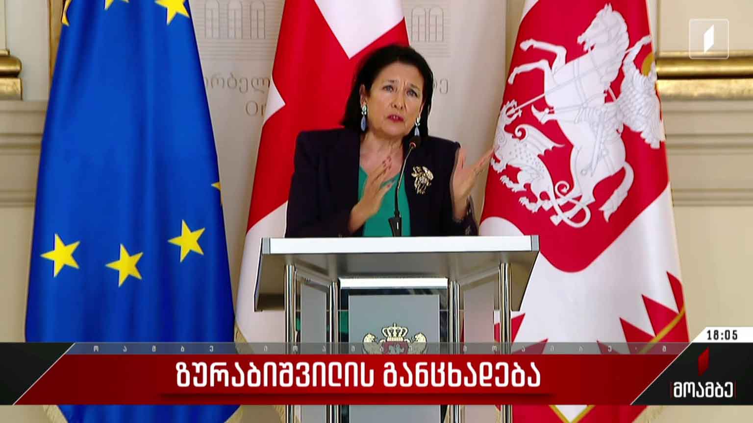 სალომე ზურაბიშვილის განცხადება