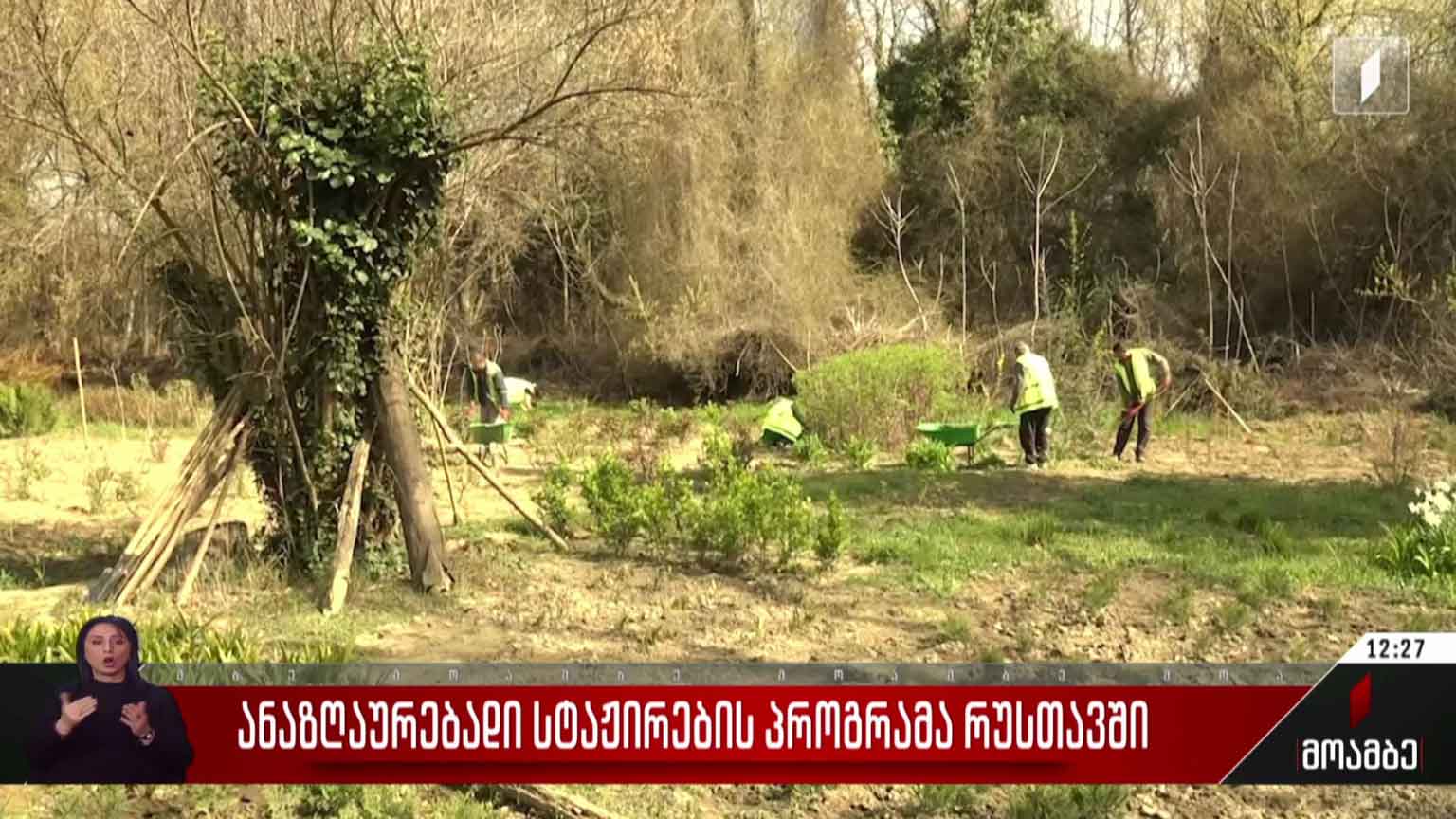 ანაზღაურებადი სტაჟირების პროგრამა რუსთავში