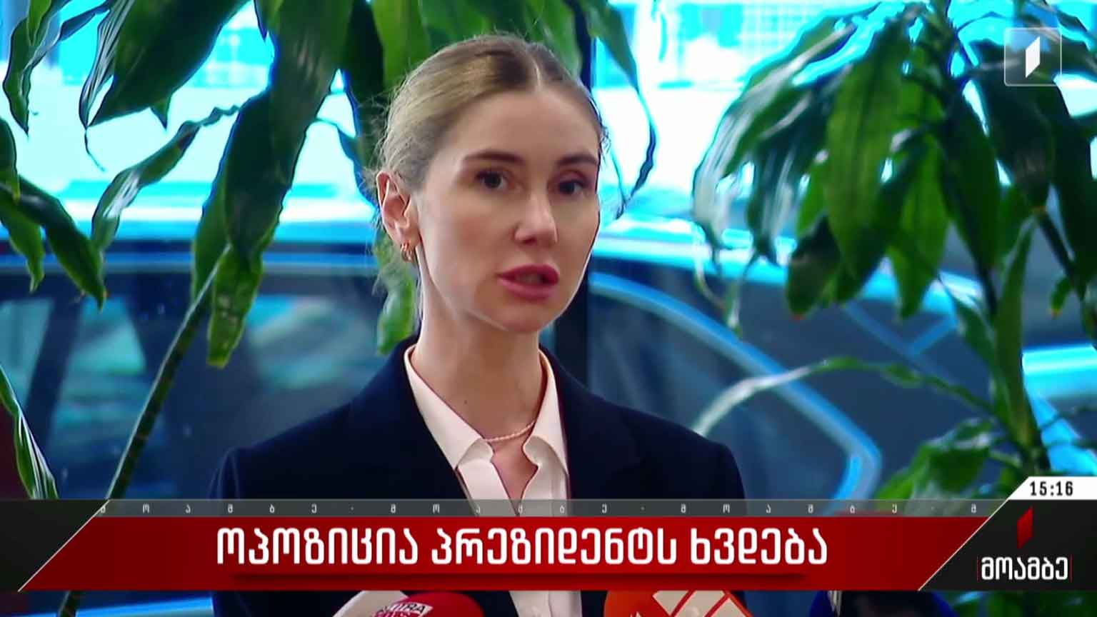 ოპოზიცია პრეზიდენტს ხვდება