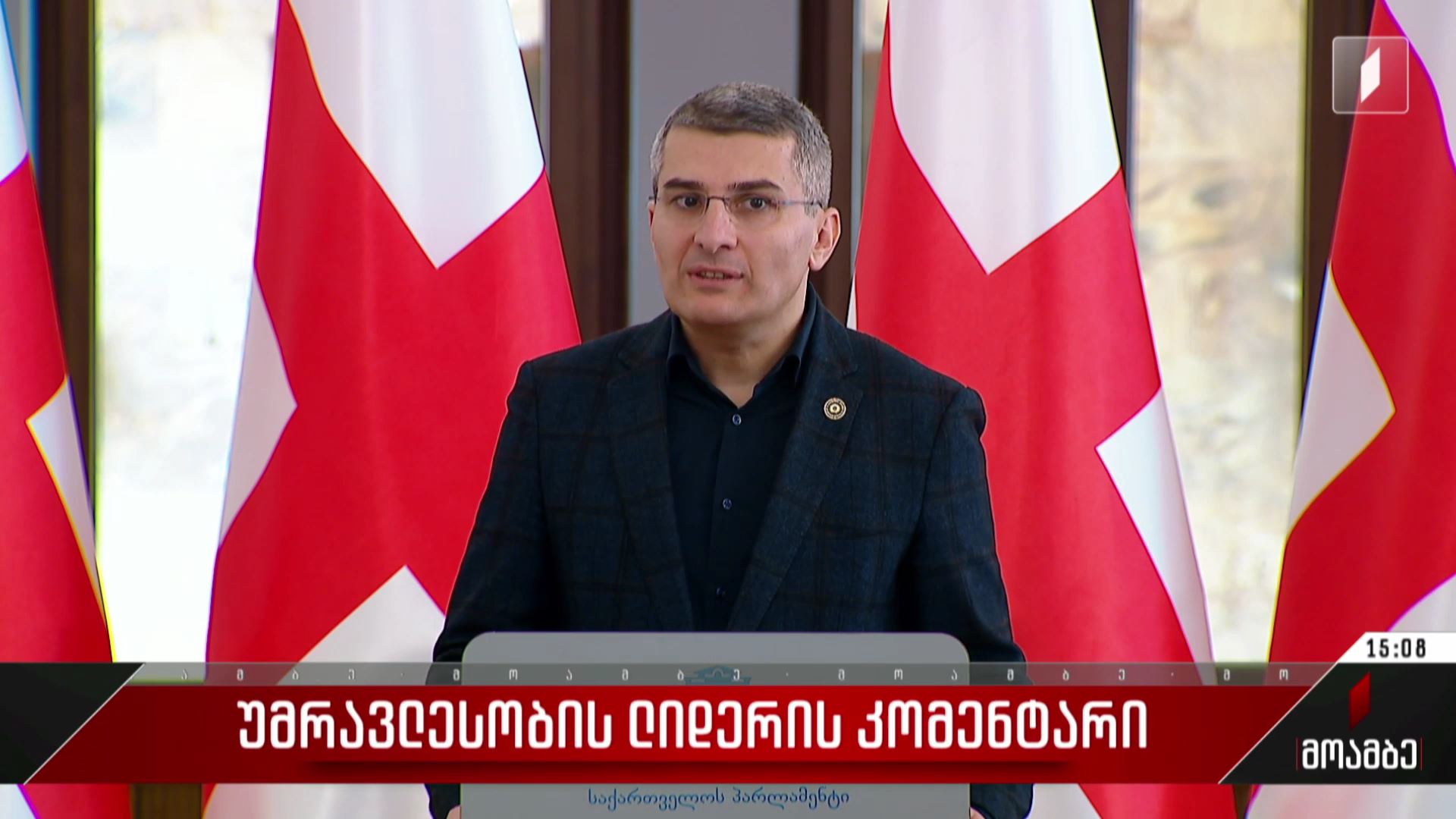 უმრავლესობის ლიდერის კომენტარი