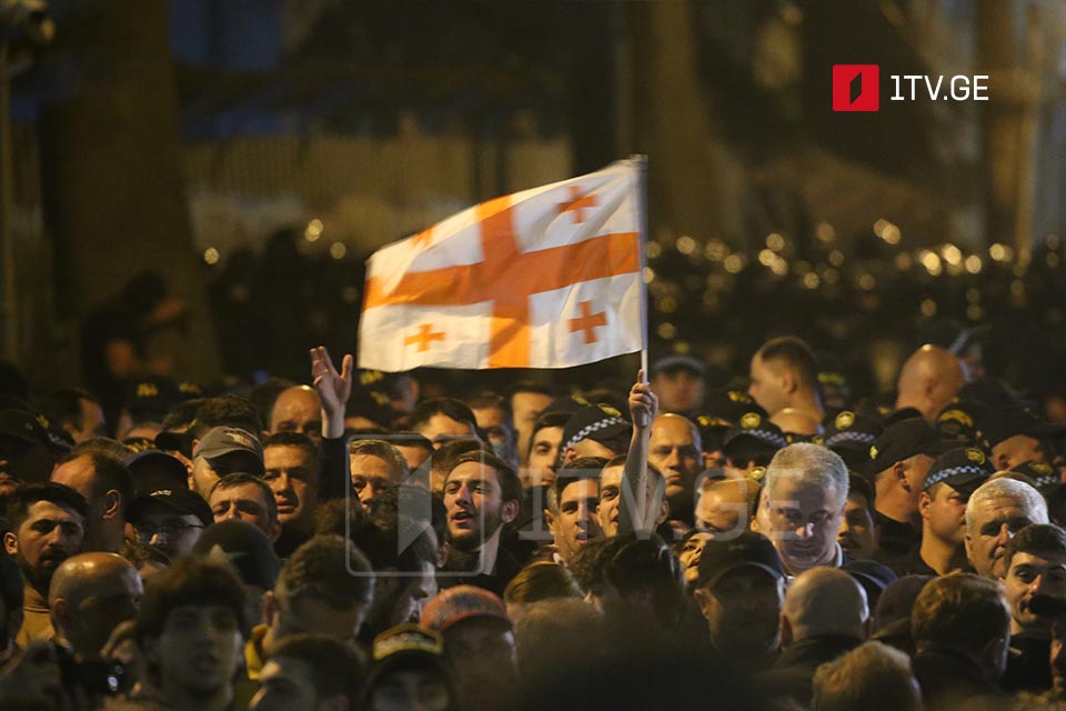 აქცია პარლამენტთან - ვითარება ჩიტაძის ქუჩაზე
