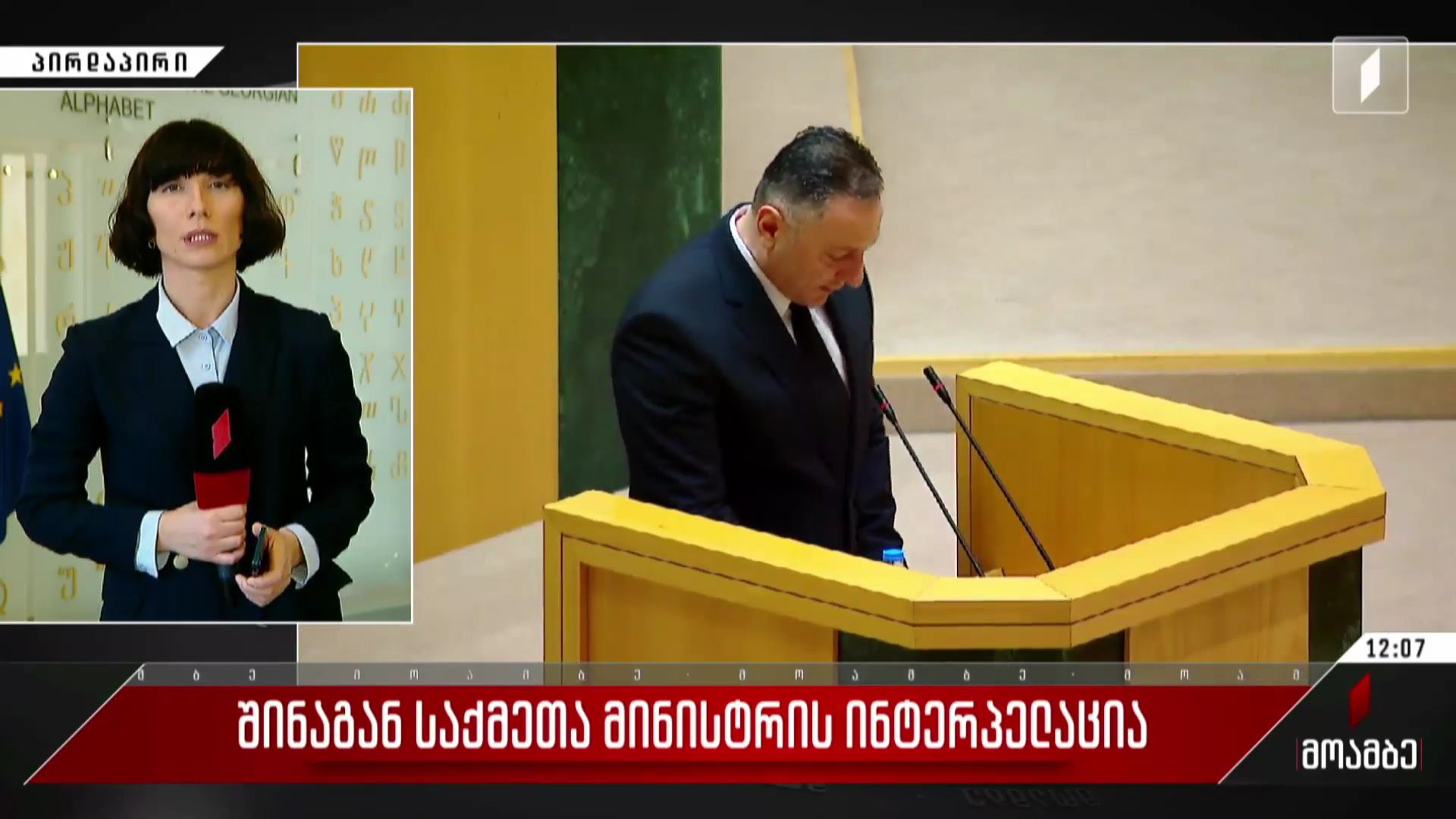 შს მინისტრის ინტერპელაცია