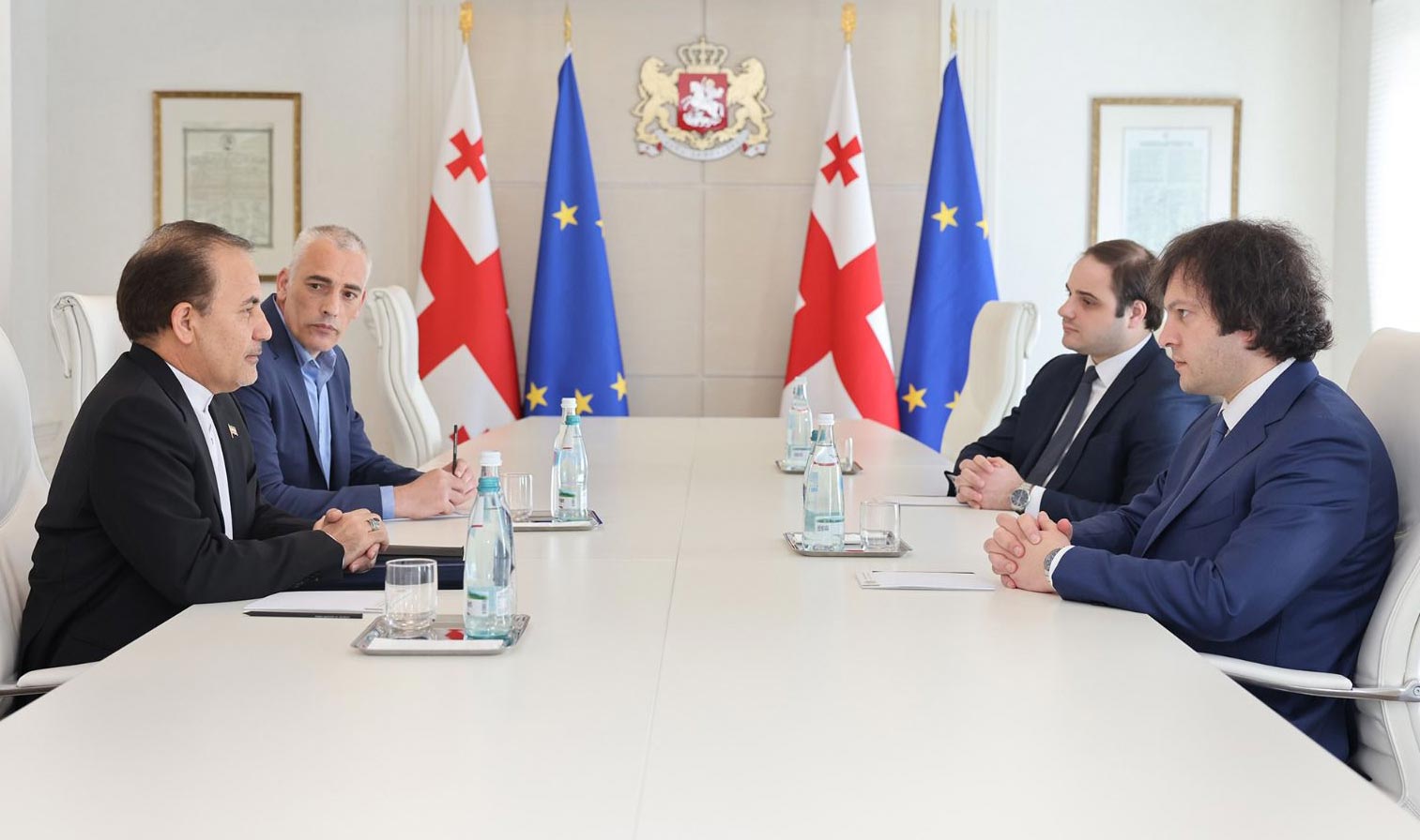 ირაკლი კობახიძე ირანის ელჩს, მაჰმუდ ადიბს შეხვდა