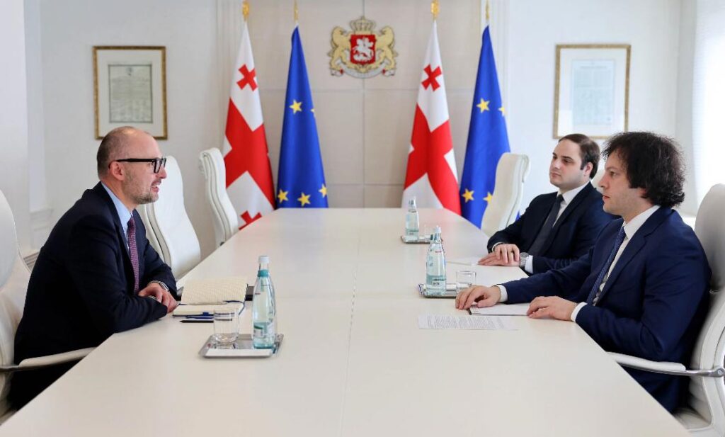 პრემიერ-მინისტრი სამხრეთ კავკასიაში ევროპის საინვესტიციო ბანკის რეგიონული წარმომადგენლობის ხელმძღვანელს შეხვდა