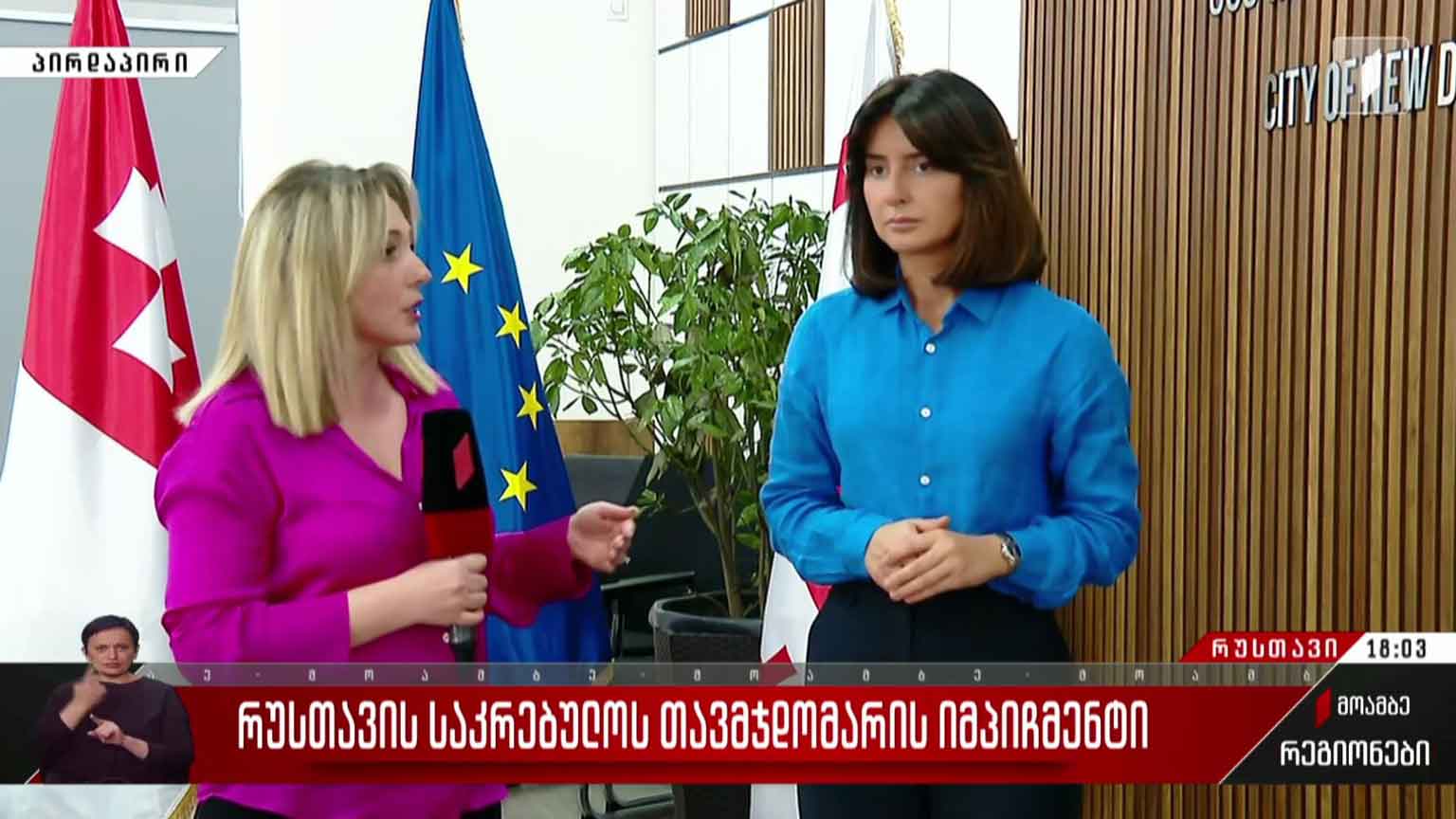 რუსთავის საკრებულოს თავმჯდომარის იმპიჩმენტი
