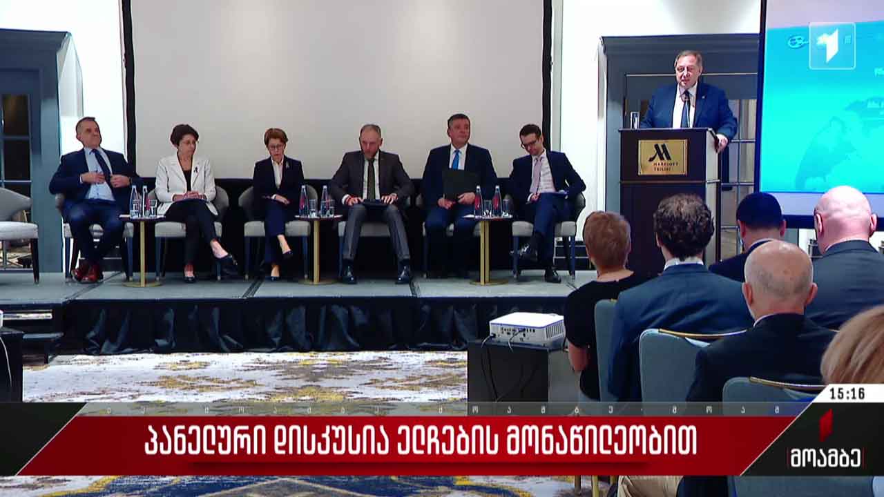 პანელური დისკუსია ელჩების მონაწილეობით