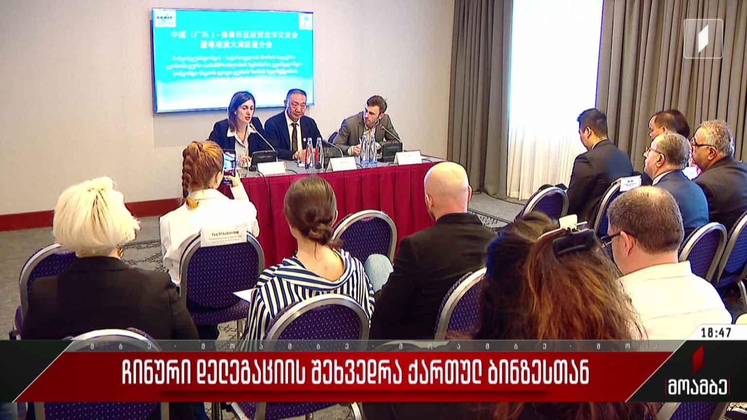 ჩინური დელეგაციის შეხვედრა ქართულ ბიზნესთან