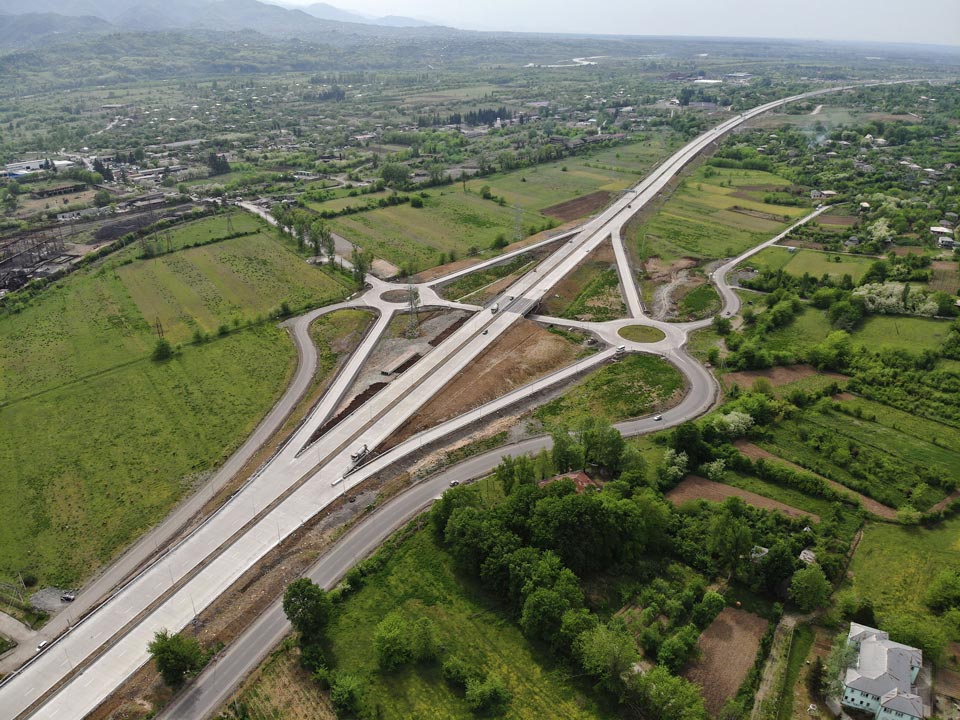 ზესტაფონის შემოვლითი მაგისტრალური გზა გაიხსნა