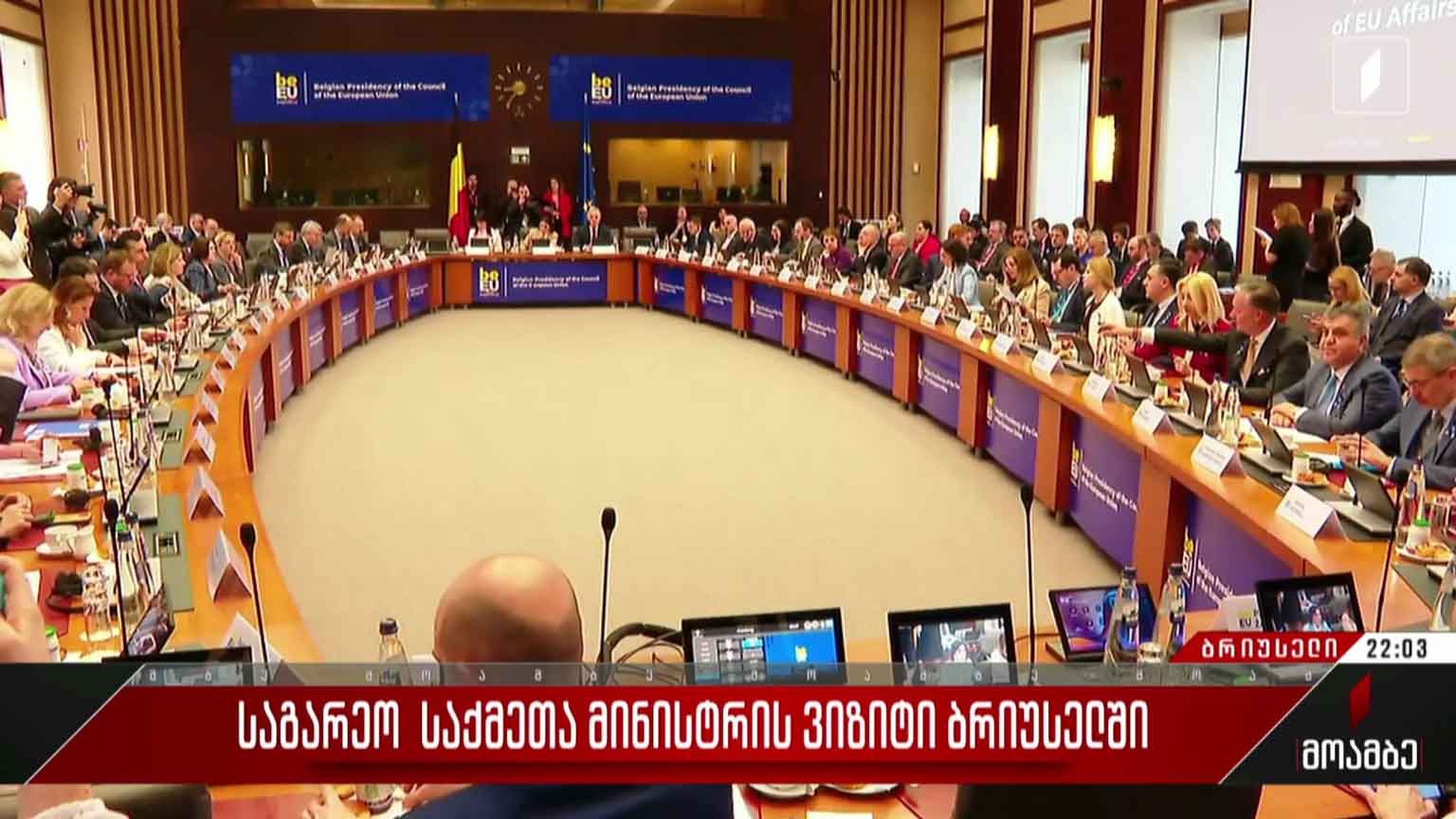 საგარეო საქმეთა მინისტრის ვიზიტი ბრიუსელში