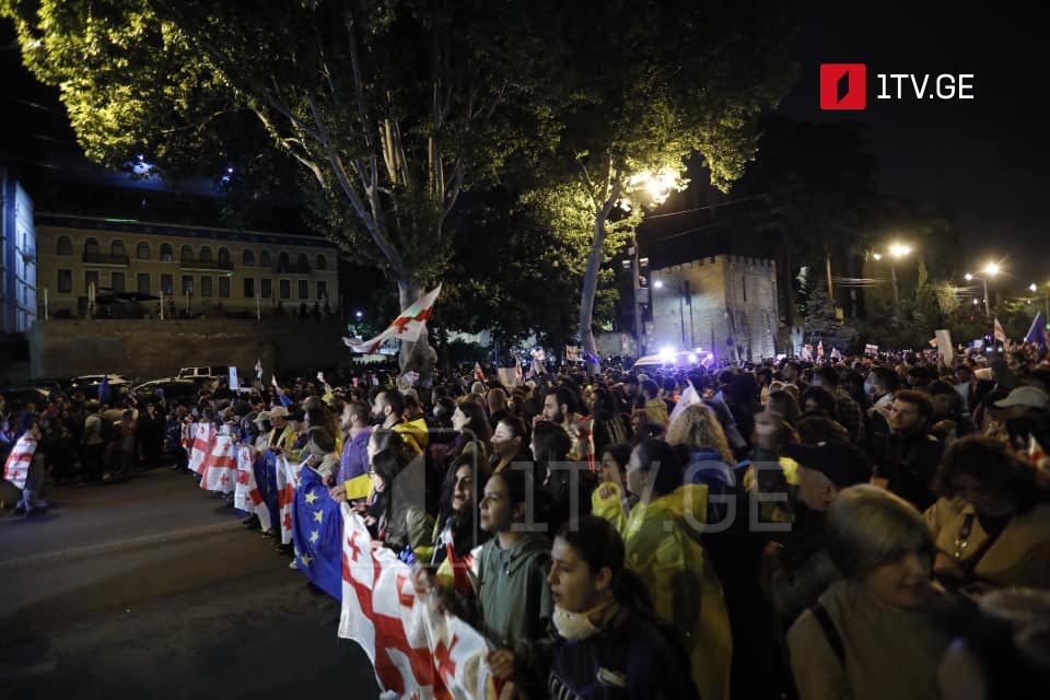 ანა ბროლაძის ჩართვა თავისუფლების მოედნიდან 