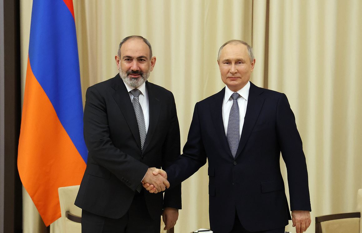 ვლადიმერ პუტინმა და ნიკოლ ფაშინიანმა სომხეთის ზოგიერთი ოლქიდან რუსი სამხედროებისა და მესაზღვრეების გაყვანის საკითხი შეათანხმეს