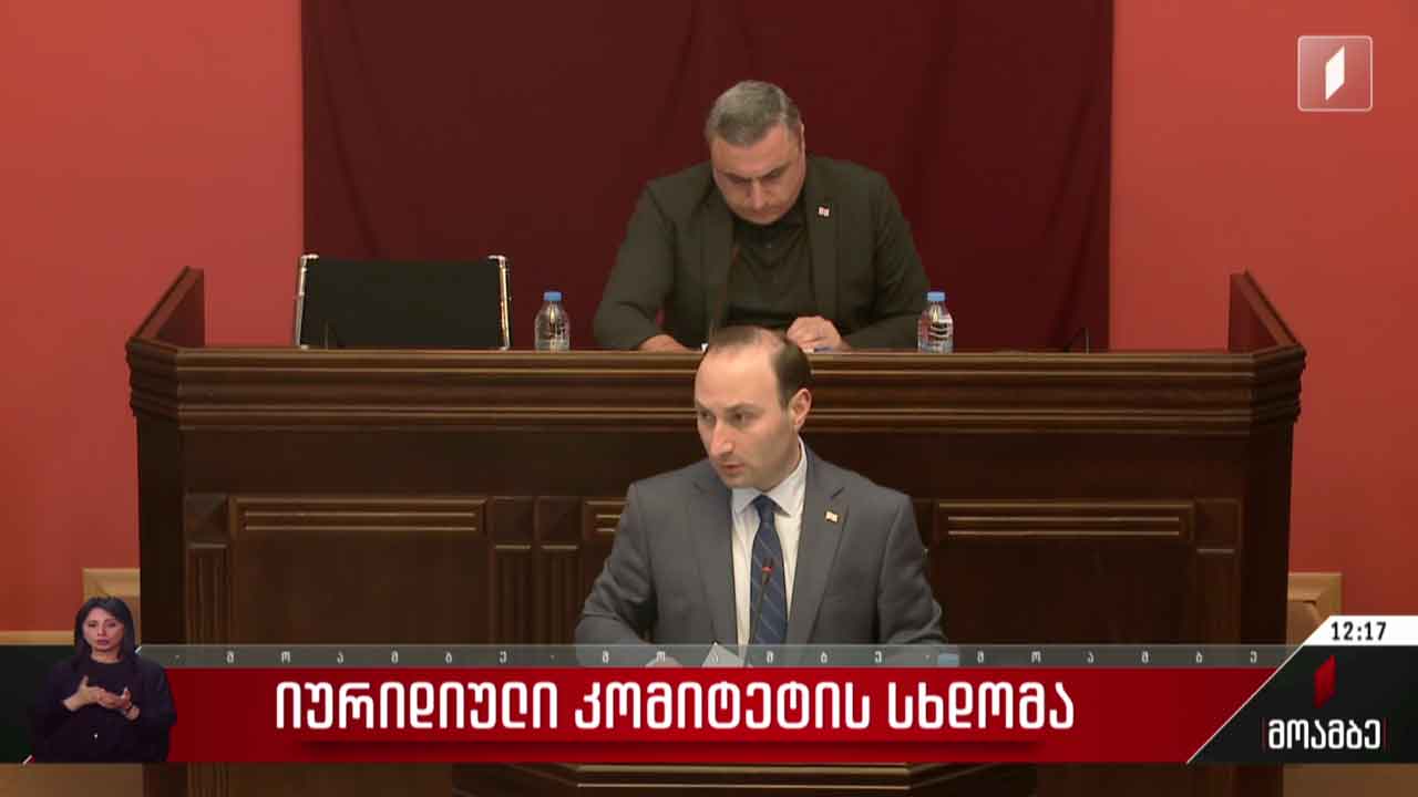 იურიდიული კომიტეტის სხდომა