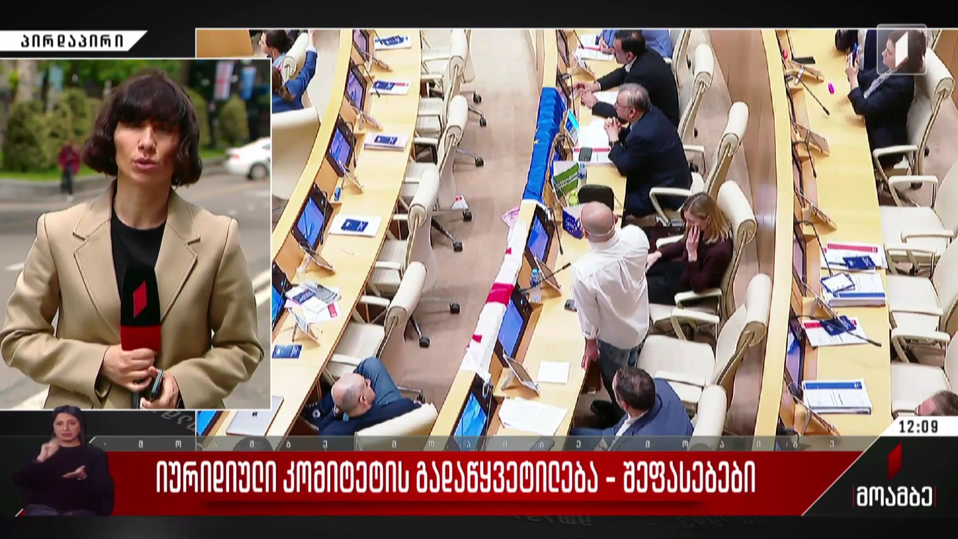 იურიდიული კომიტეტის გადაწყვეტილება - შეფასება პოლიტიკურ სპექტრში