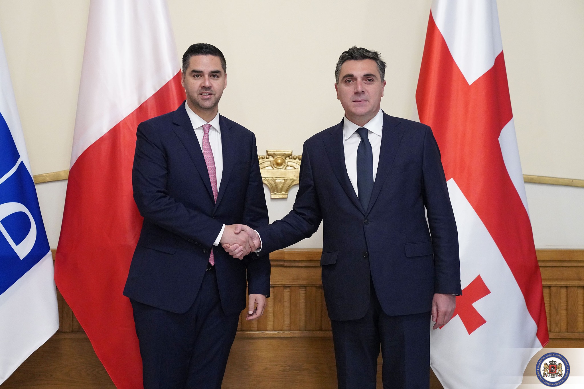 ეუთო-ს მოქმედი თავმჯდომარე, მალტის საგარეო, ვაჭრობისა და ევროპულ საქმეთა მინისტრი იან ბორჯი საქართველოს ეწვია