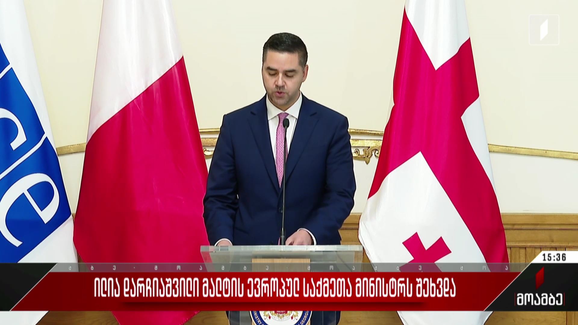 ილია დარჩიაშვილი მალტის ევროპულ საქმეთა მინისტრს შეხვდა