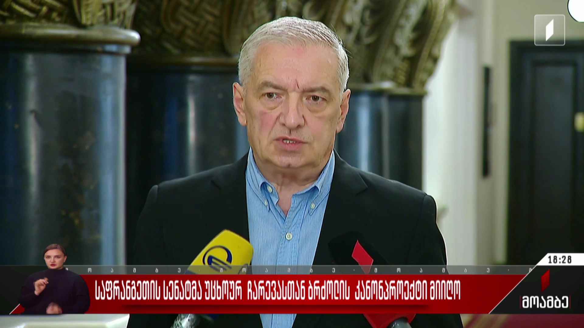 საფრანგეთის სენატმა უცხოურ ჩარევასთან ბრძოლის კანონპროექტი მიიღო