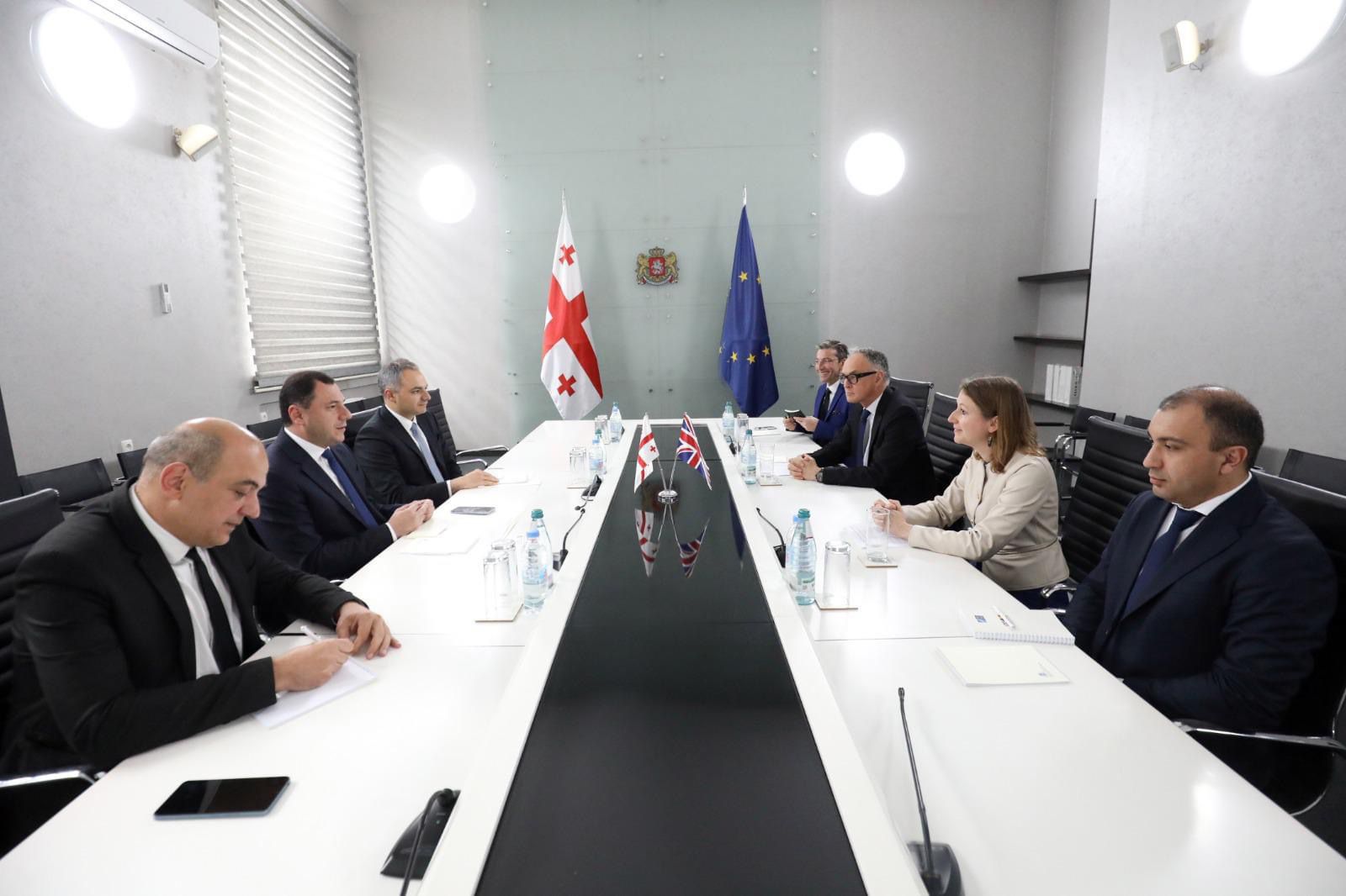 გიორგი ამილახვარი აღმოსავლეთ ევროპასა და ცენტრალურ აზიაში დიდი ბრიტანეთის მთავრობის ბიზნესისა და ვაჭრობის დეპარტამენტის რეგიონული ექსპორტის დირექტორს შეხვდა