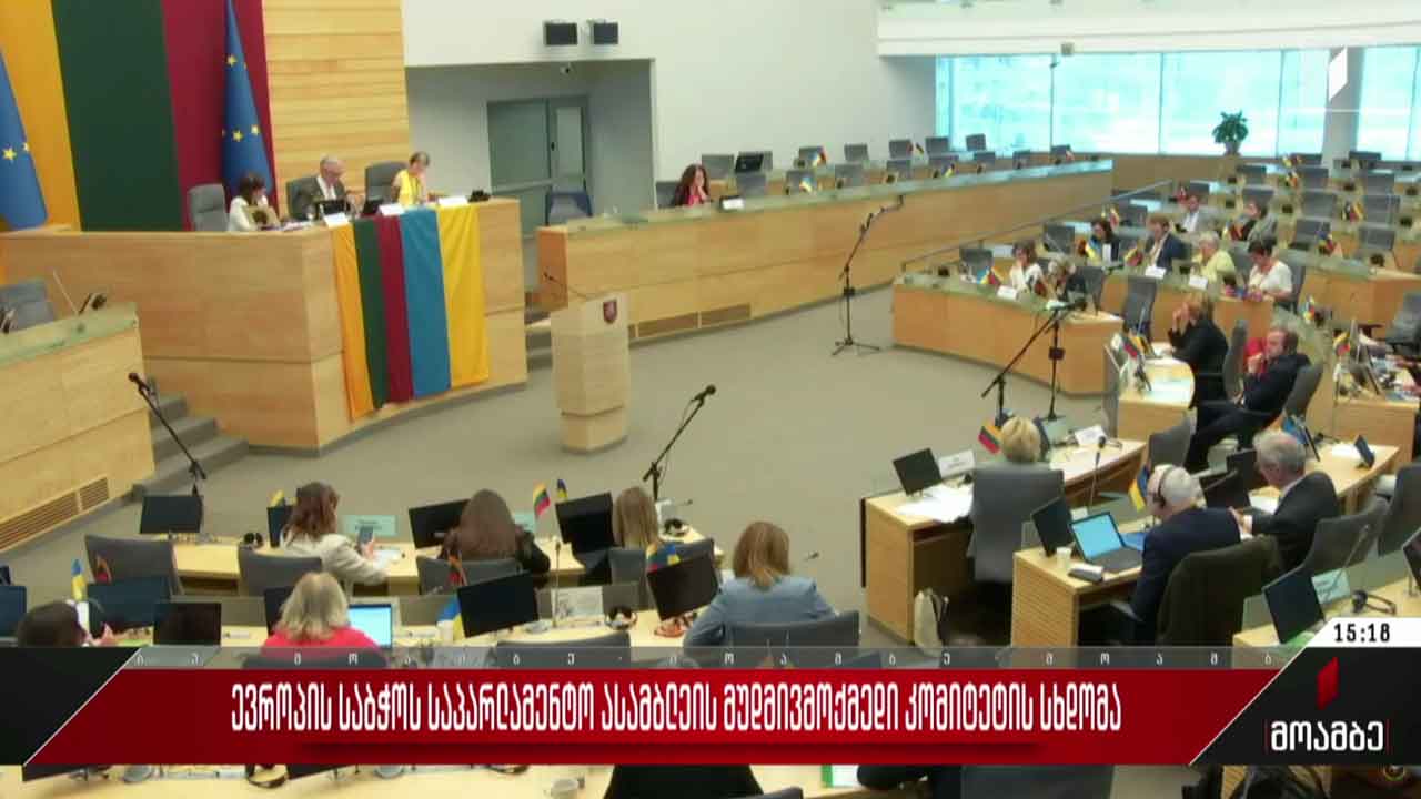 ევროპის საბჭოს საპარლამენტო ასამბლეის მუდმივმოქმედი კომიტეტის სხდომა