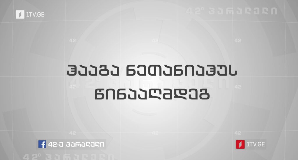 42° პარალელი – ჰააგა ნეთანიაჰუს წინააღმდეგ