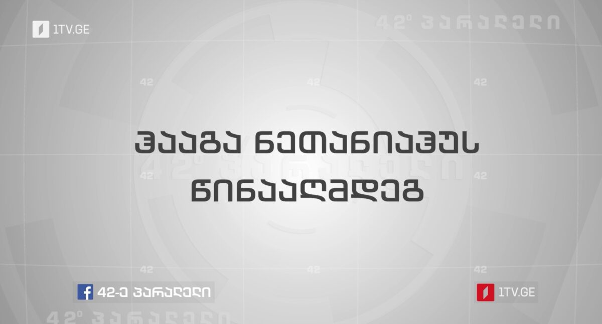 42° პარალელი - ჰააგა ნეთანიაჰუს წინააღმდეგ